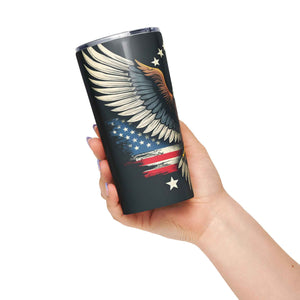 Tapered stainless steel tumbler