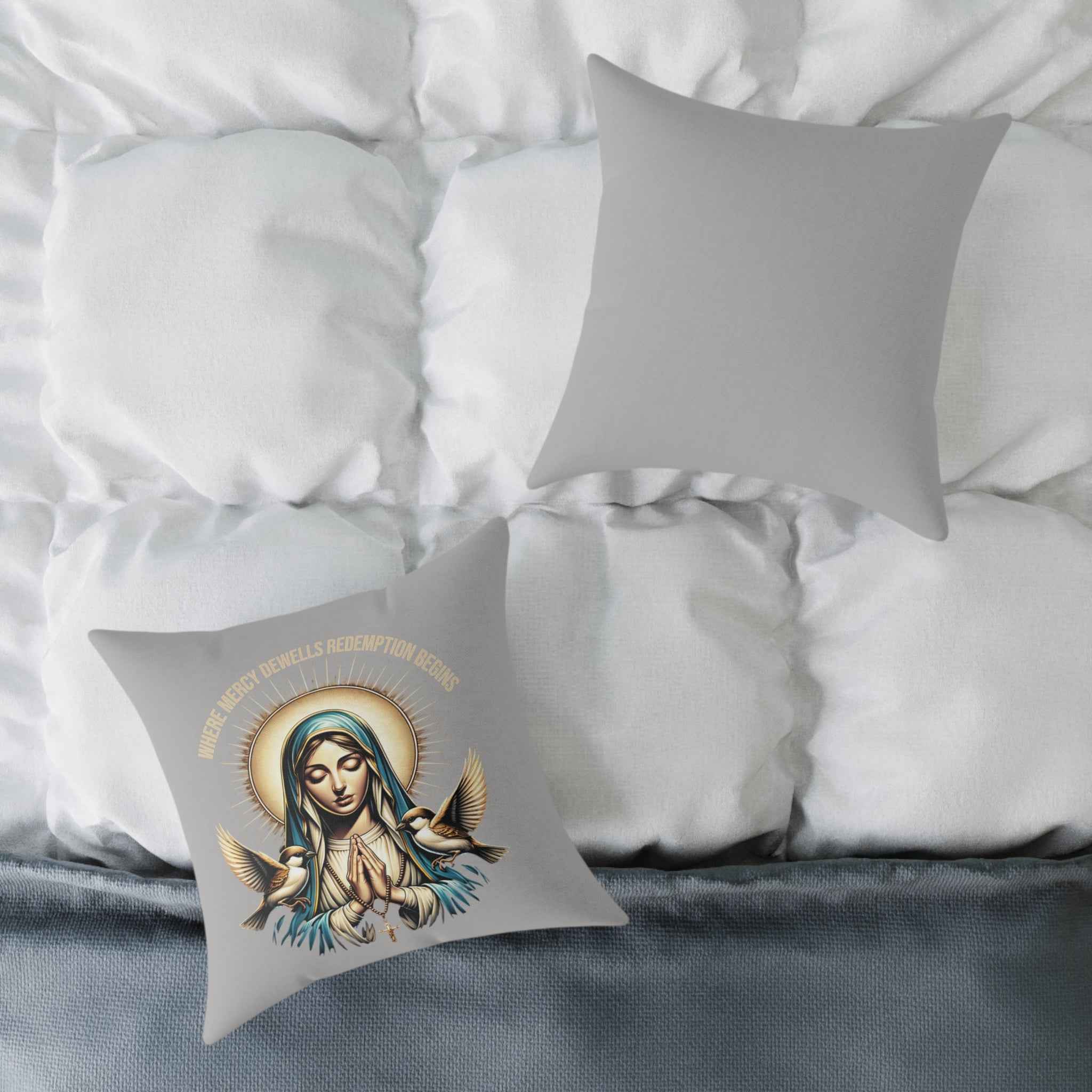 Religious Prayer Pillow - 'Your Heart Reveals Redemption'