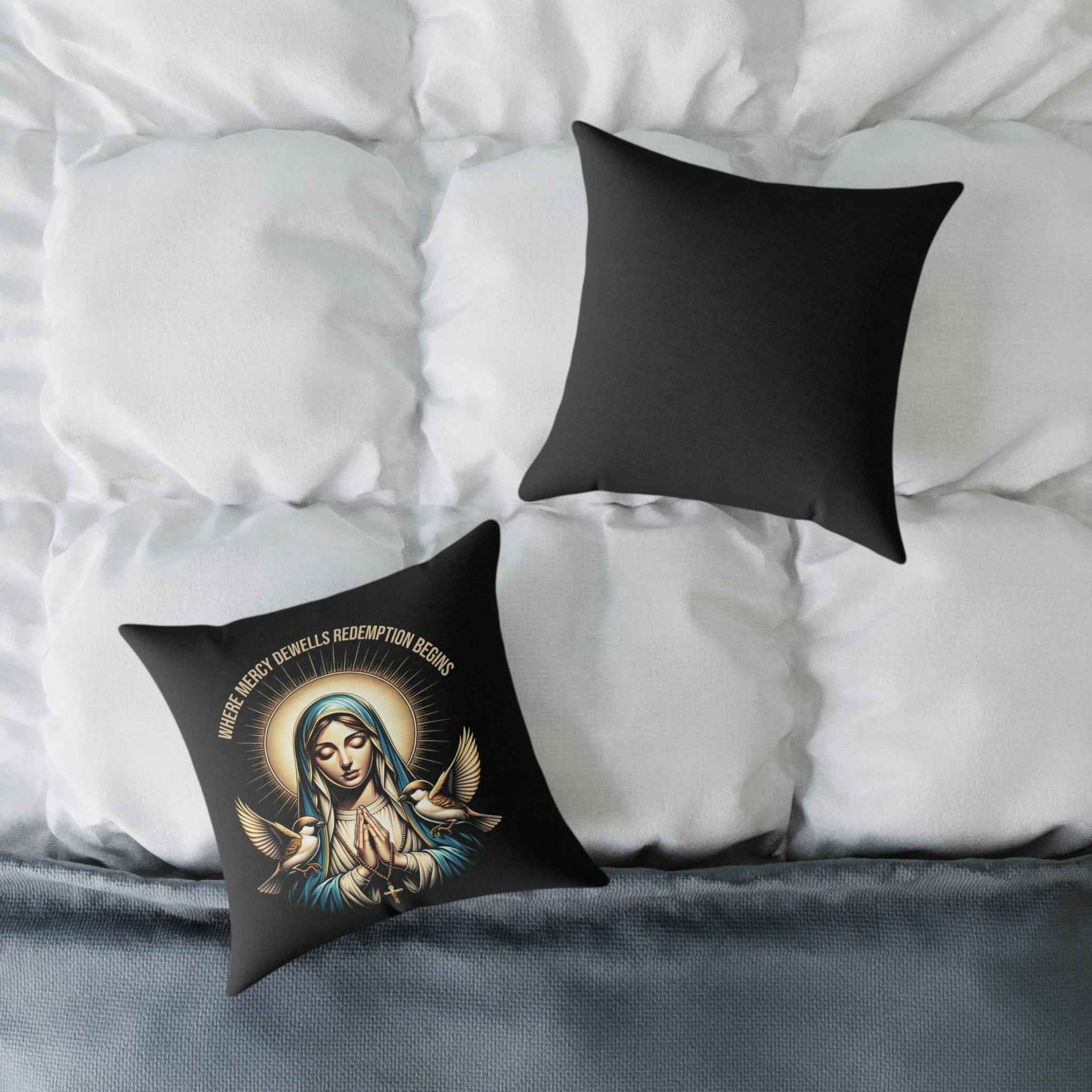 Religious Prayer Pillow - 'Your Heart Reveals Redemption'