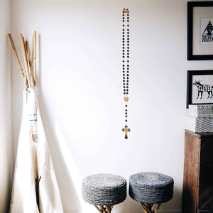 KOMI Catholic Rosary Beads for Men Holy Prayer Beads Rosary Necklace With