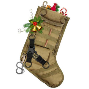 Tactical Molle Christmas Stocking Christmas Gift Socks Xmas Hanging EDC Bag Outdoor Sports Hunting Accessories Dump Drop Pouch