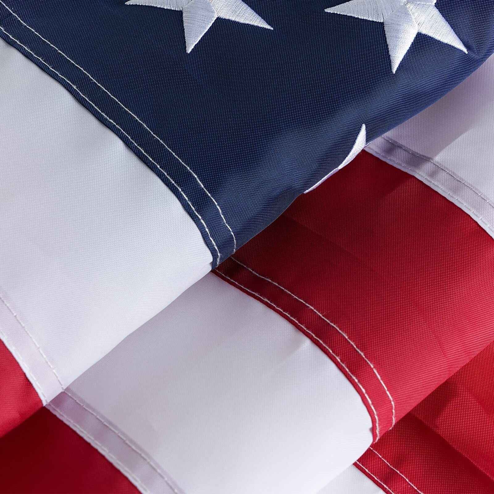 US American Flag 4X6 Quality Made USA Flag Embroidered United States Flag