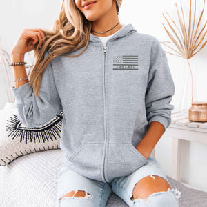 Trump Embroidered Sweatshirt Trump Hoodie Trump Zip up Hoodie Trump Trump 45 47 Sweatshirt MAGA Hoodie Trump Merch Trump Gifts for Men